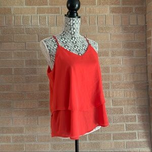 Francesca’s Collection Tiered Tank Top Size Medium
